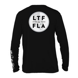 LTFFLA Established Floridian Long Sleeve UV Shirt, Black | Live to Fish